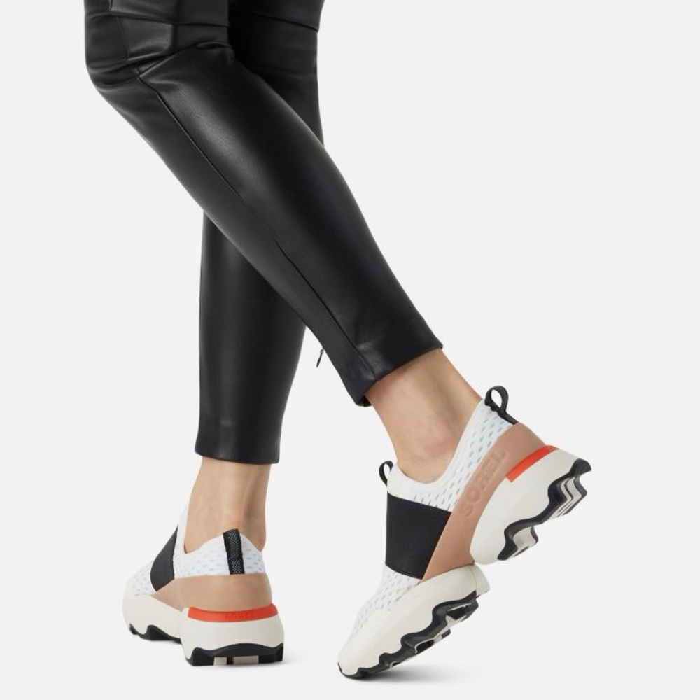 Sorel Women's White, Black & Tan Slip-On Sneakers - Picture 2 of 15
